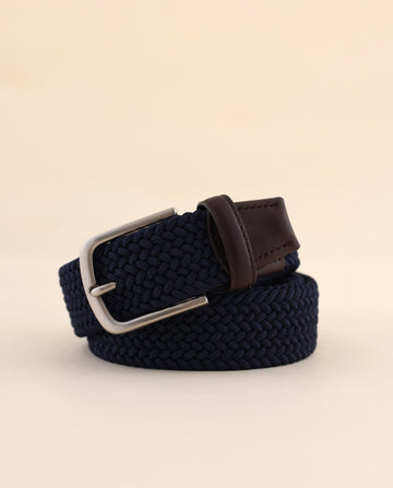 Cinturón 100% Elastano en Azul Oscuro